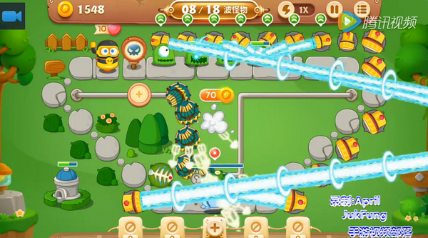 保卫萝卜3公园第20关怎么过 公园第20关金萝卜图文视频通关攻略