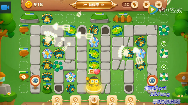 保卫萝卜3公园第21关怎么过 公园第21关金萝卜图文视频通关攻略