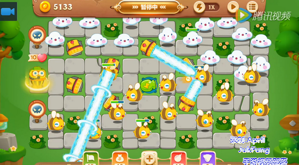 保卫萝卜3公园第25关怎么过 公园第25关金萝卜图文视频通关攻略