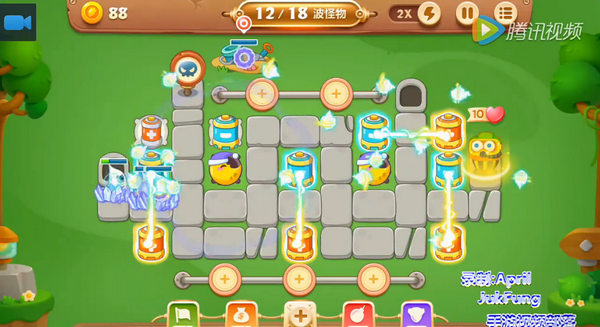 保卫萝卜3公园第26关怎么过 公园第26关金萝卜图文视频通关攻略